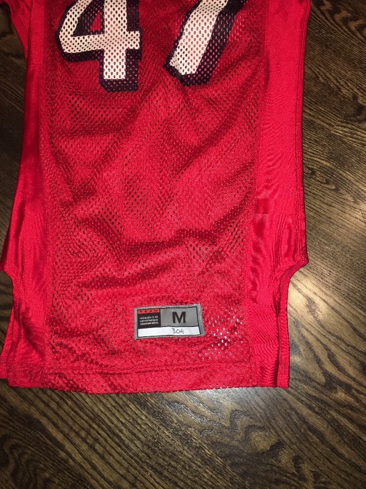 Game Worn Used Fresno State Bulldogs Football Jersey #47 Nike Size ...