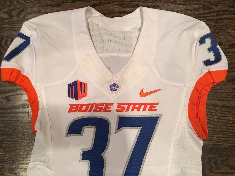 Game Worn Used Boise State Broncos Football Jersey #37 Sz 40 ’15 or ’16 ...
