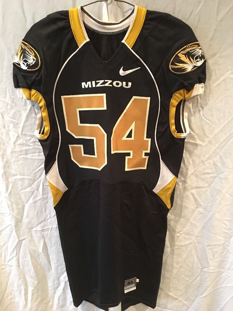 Game Worn Used Missouri Tigers Mizzou Football Jersey 54 Size 44