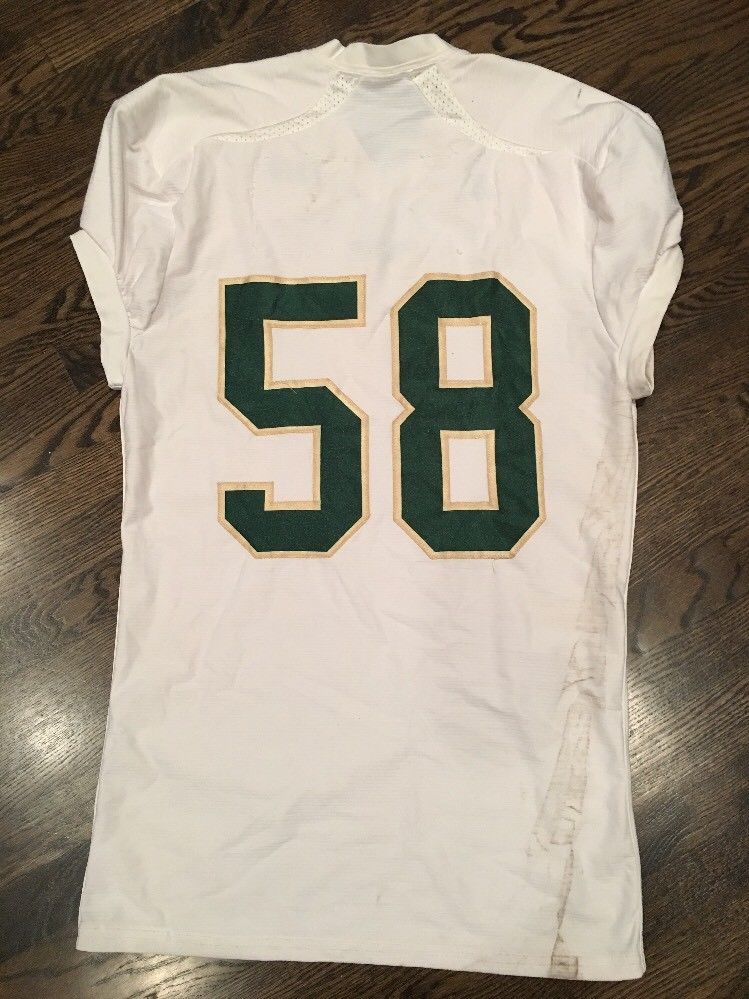 Game Worn Used Colorado State Rams Football Jersey #58 Russell XL ...