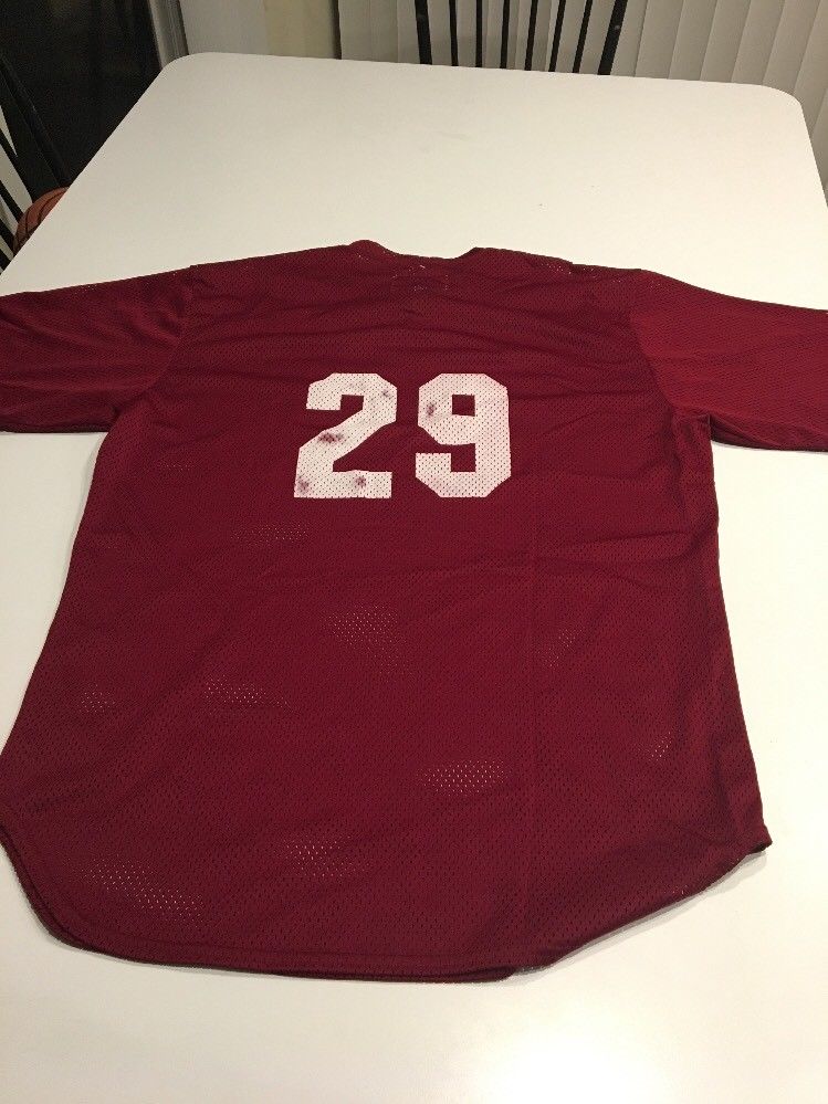 Game Worn Used Washington State Cougars Baseball Jersey #29 Size 48 ...