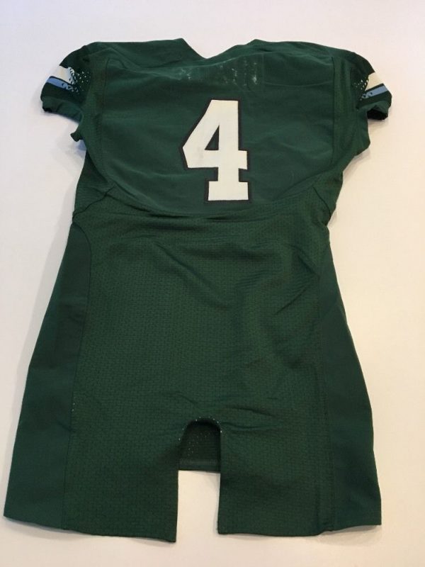 Game Worn Used Nike Tulane Green Wave Football Jersey #4 Size M TAUREAN