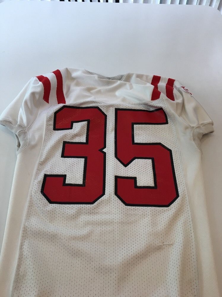 Game Worn Used Cornell Big Red Football Jersey Nike #35 Size Large ...
