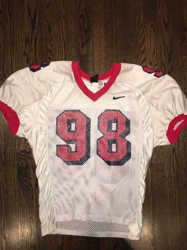 Game Worn Used Fresno State Bulldogs Football Jersey #98 Nike Size XL ...