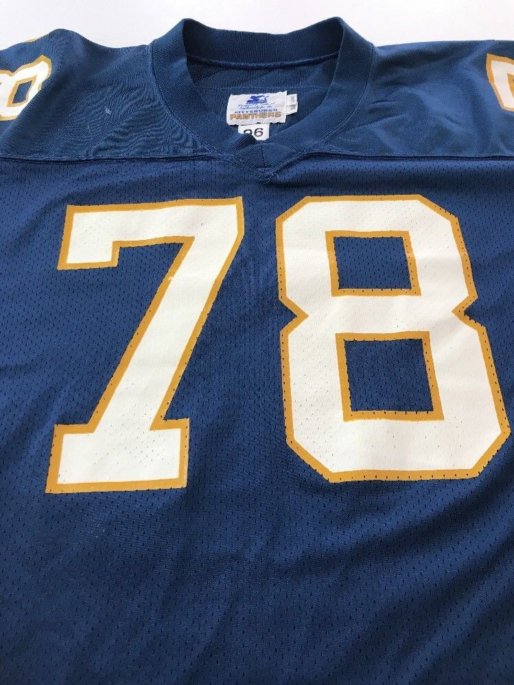 Game Worn Used Pittsburgh Panthers Pitt Football Jersey Size 56 #78 ...