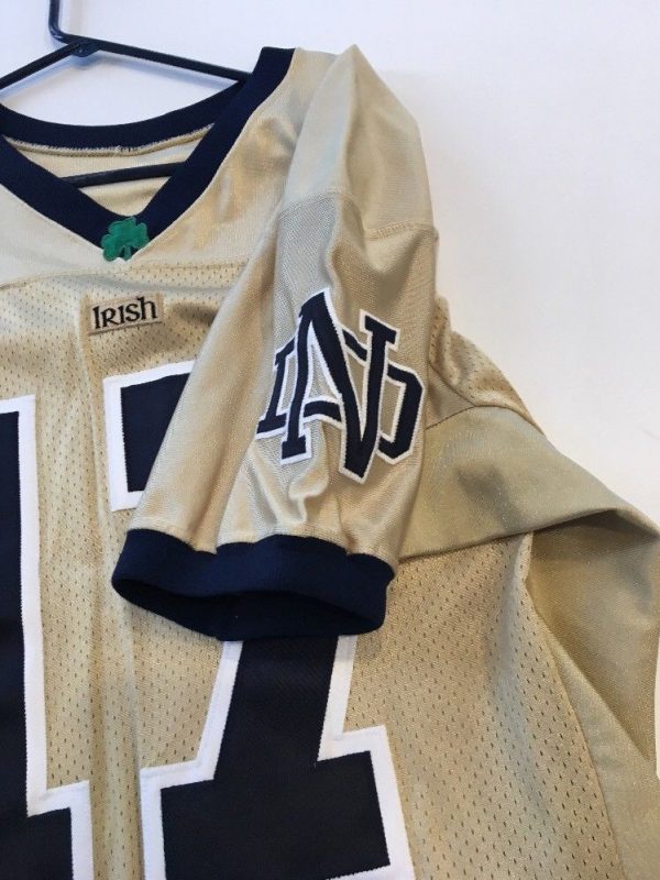 Game Worn Used Notre Dame Fighting Irish Football Jersey #17 Size 44 ...