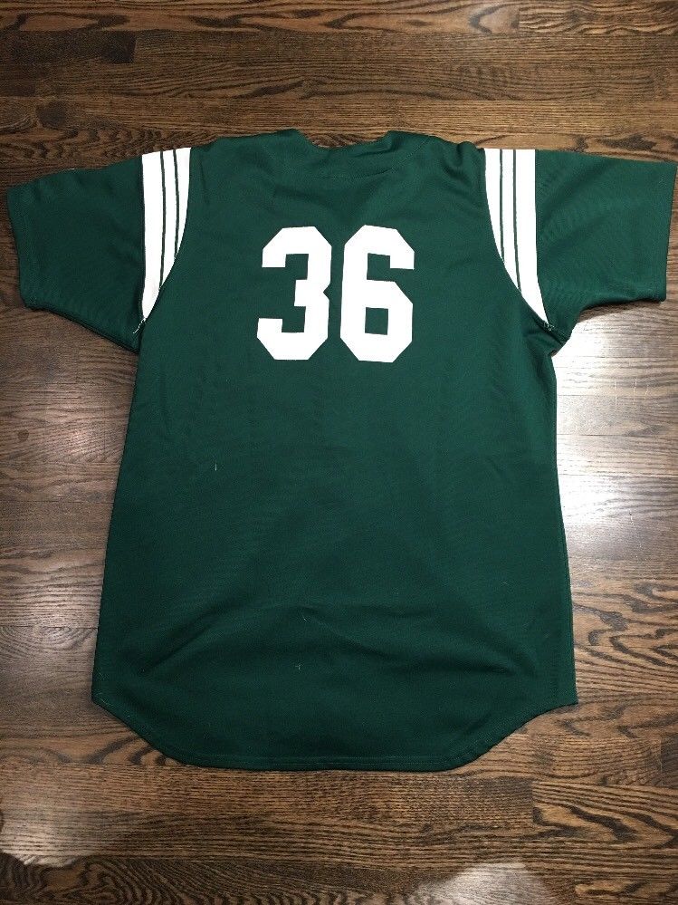 Game Worn Used Eastern Michigan Eagles EMU Baseball Jersey Wilson #36 ...