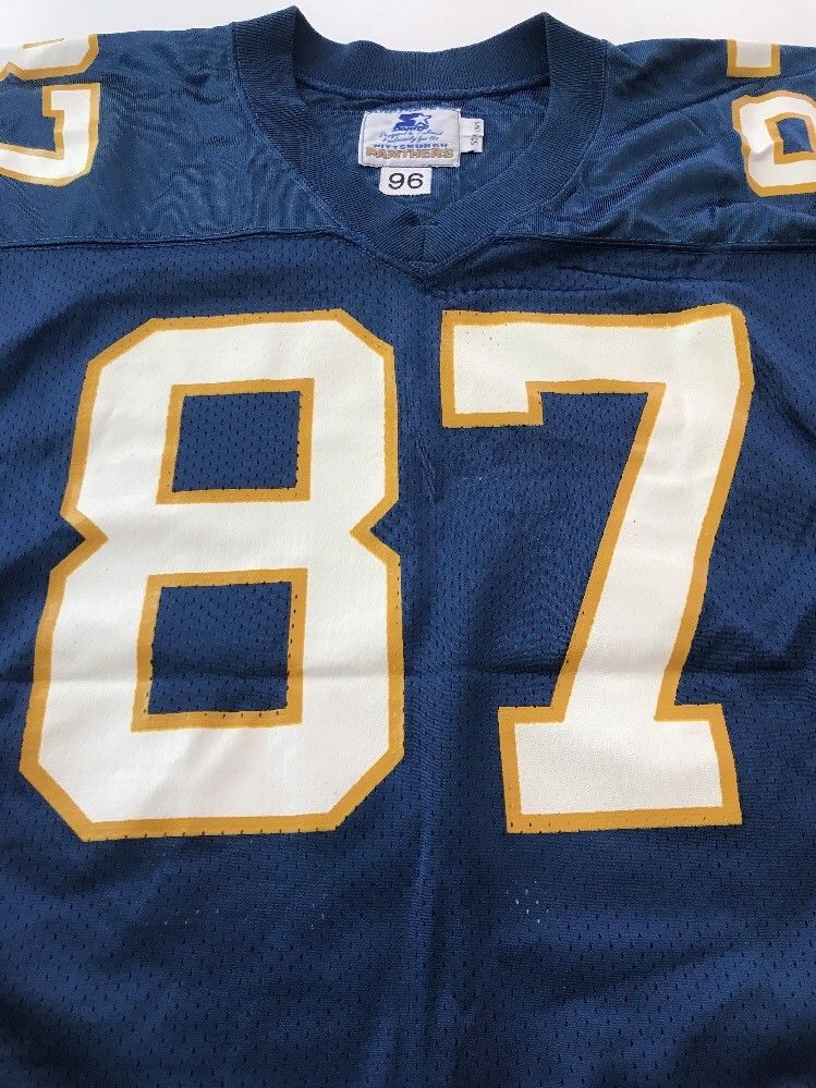 Game Worn Used Pittsburgh Panthers Pitt Football Jersey Size 50 #87 ...
