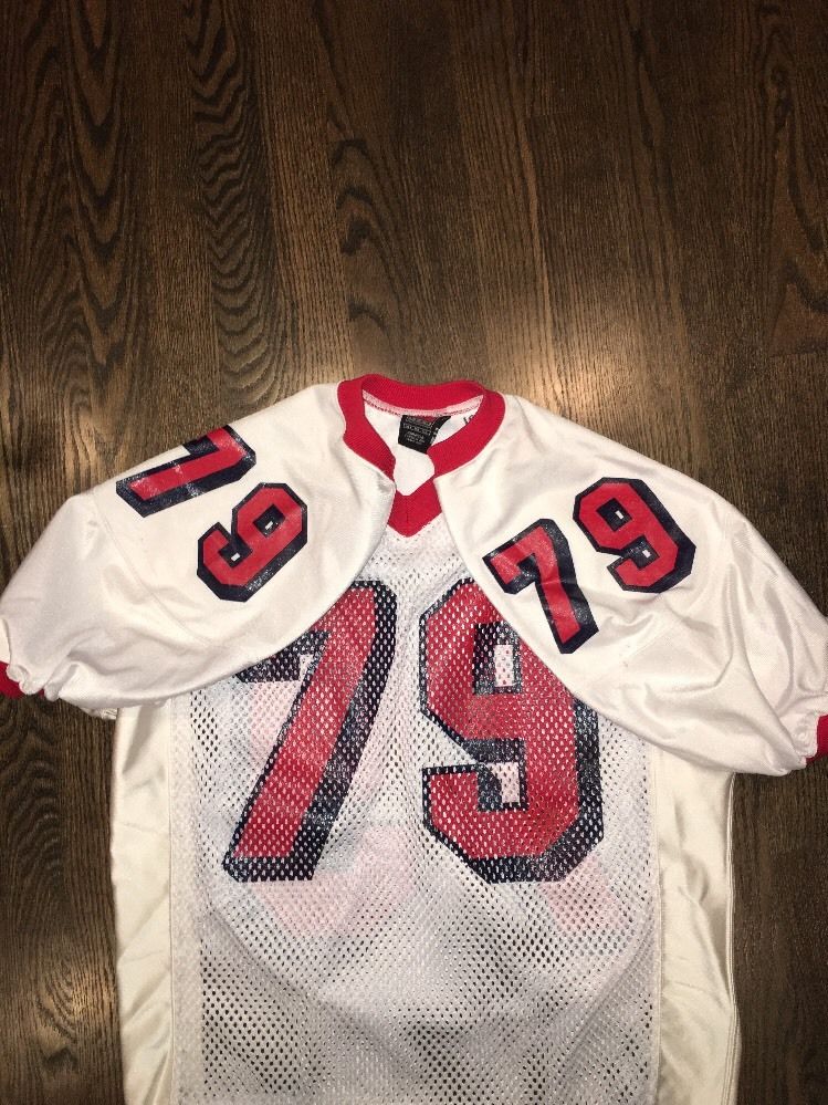 Game Worn Used Fresno State Bulldogs Football Jersey #79 Nike Size XL ...
