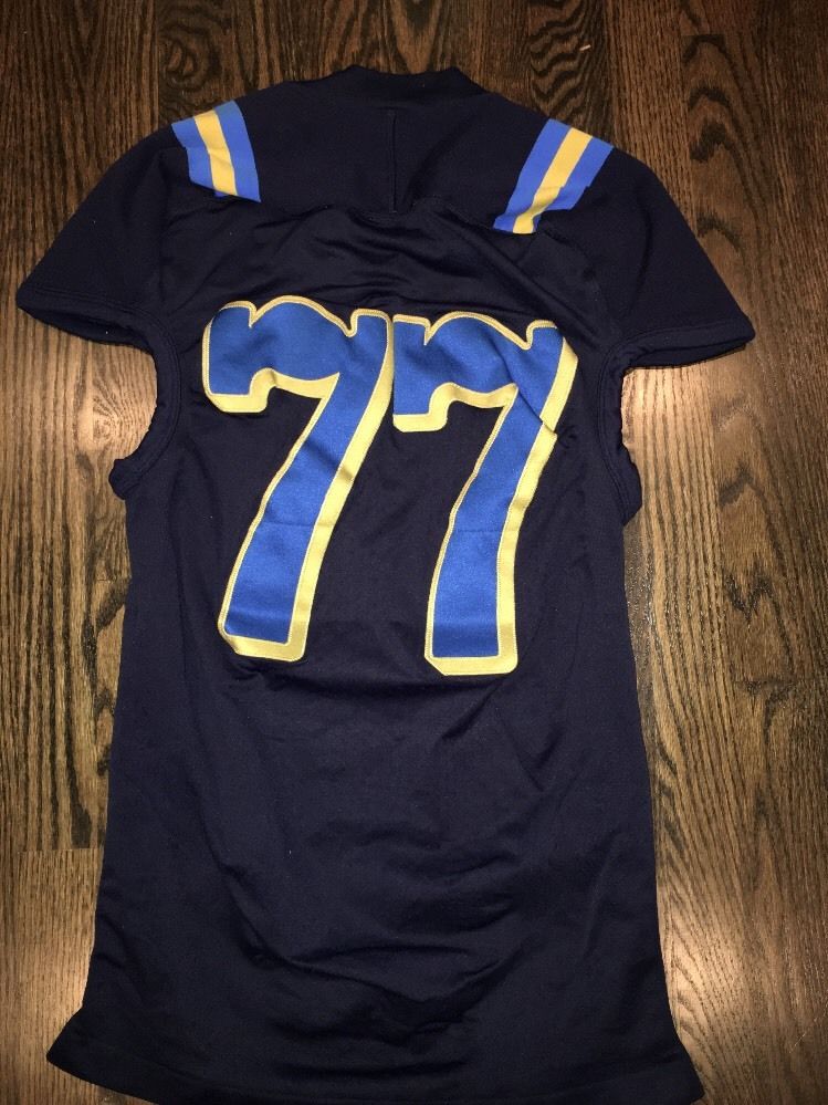 Game Worn UCLA Bruins Football Jersey Used adidas #77 Size XL – D1Jerseys