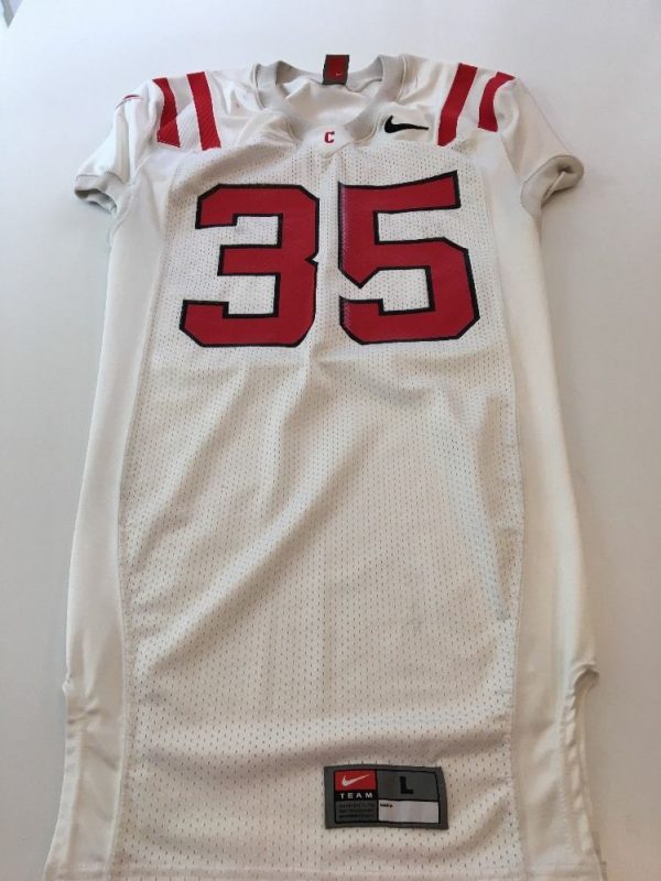 Game Worn Used Cornell Big Red Football Jersey Nike #35 Size Large ...