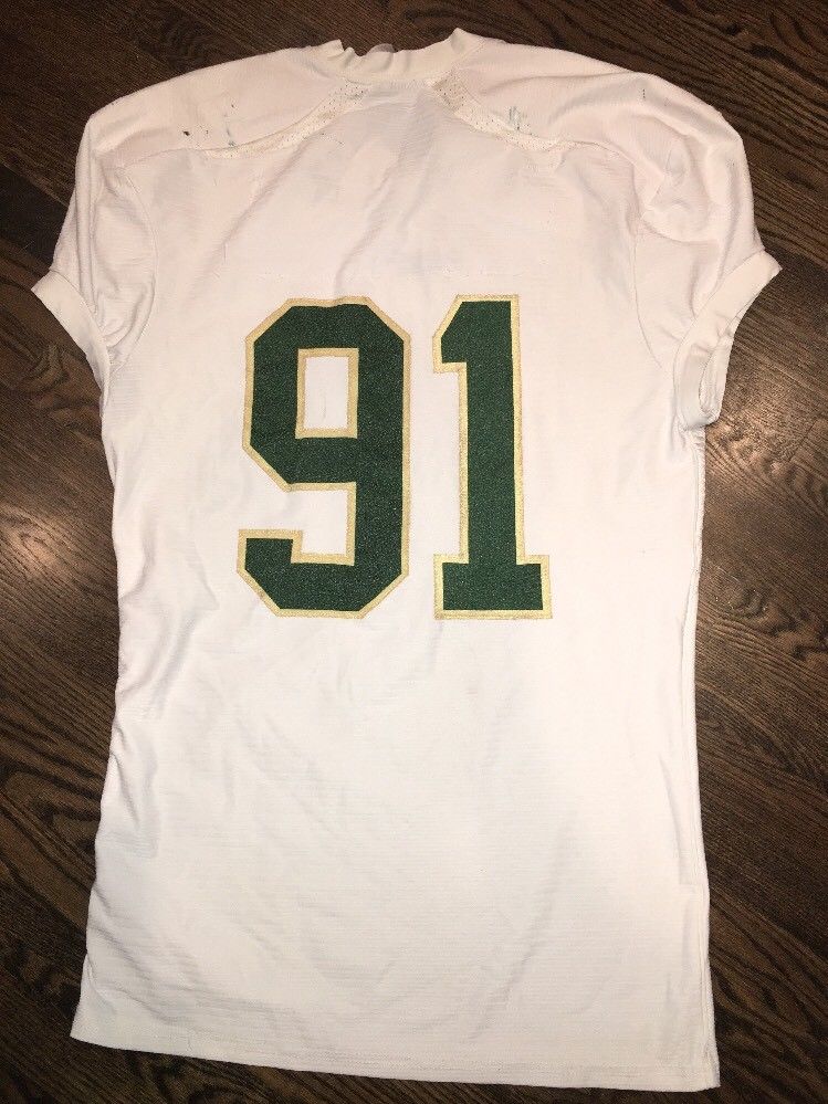 Game Worn Used Colorado State Rams Football Jersey #91 Size XL – D1Jerseys