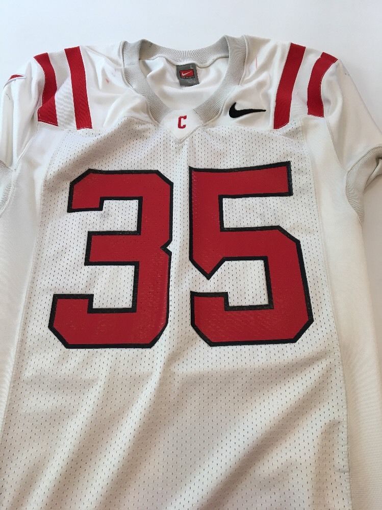 Game Worn Used Cornell Big Red Football Jersey Nike #35 Size Large ...